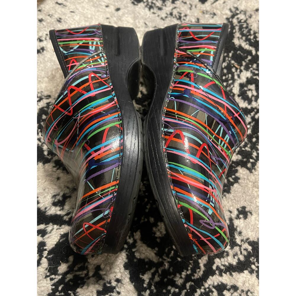 Dansko Professional Women's Clog Streamers Patent Leather Size 41 - Picture 5 of 7